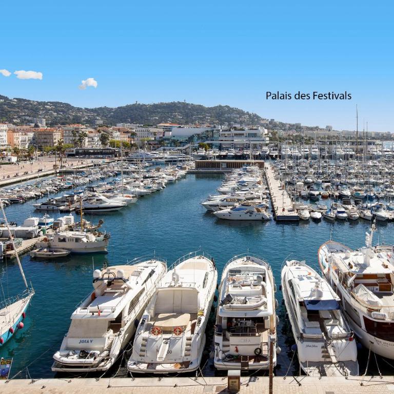 Panoramique Mer 3 p 4 pers Palais Festival plage port - Appartement 2 Chambres - 3