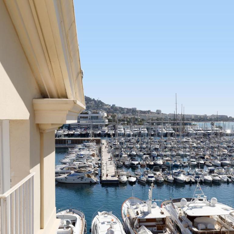 Panoramique Mer 3 p 4 pers Palais Festival plage port - Appartement 2 Chambres - 12