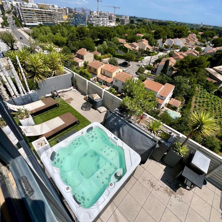 Luxueux et unique Penthouse en Rooftop à Montpellier - Appartamento con Vista Mare - 7