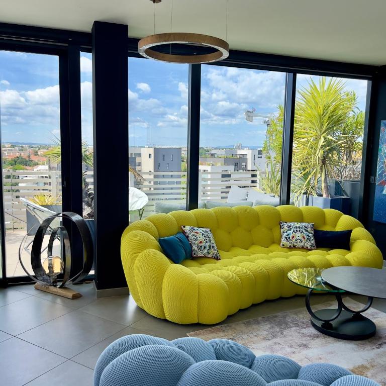 Luxueux et unique Penthouse en Rooftop à Montpellier - Appartamento con Vista Mare - 9