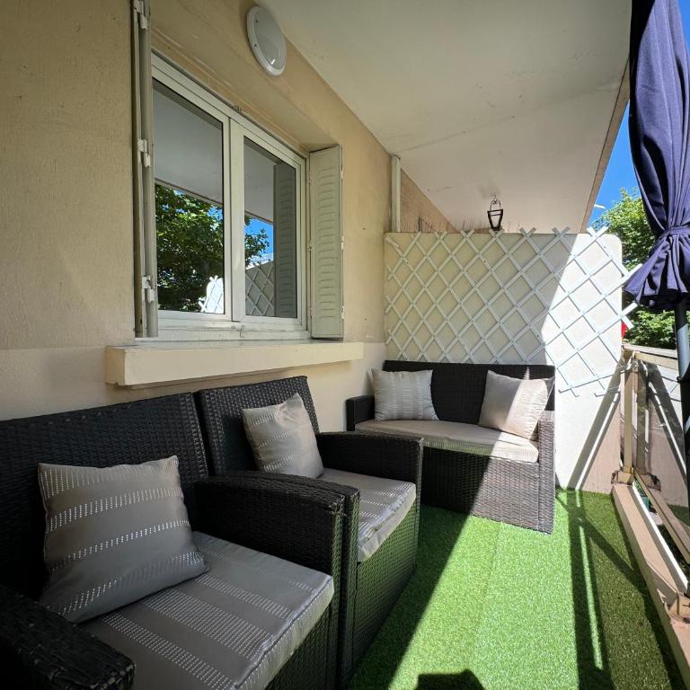 Beau 3P à 4 min des plages centre Juan Les Pins - Two-Bedroom Apartment - 12