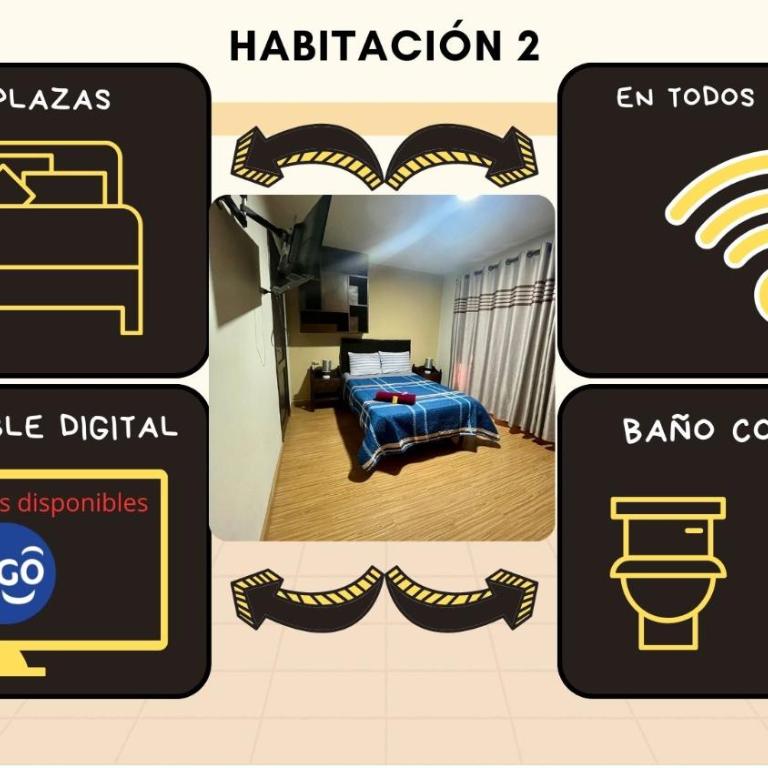 El Hogar Casa y Habitaciones en el Prado - Cbba con Garaje - Habitación Doble con baño compartido - 18