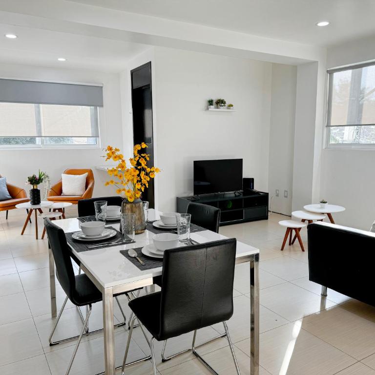Full Apartment 15 min from Airport, Coyoacán, Foro Sol - Apartamento de 2 dormitorios - 1