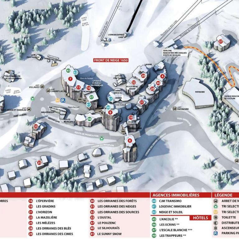 Residence Le 1650 - Studio pour 4 personnes cœur de station les orres 1650 MAE-8111 - Studio - 10