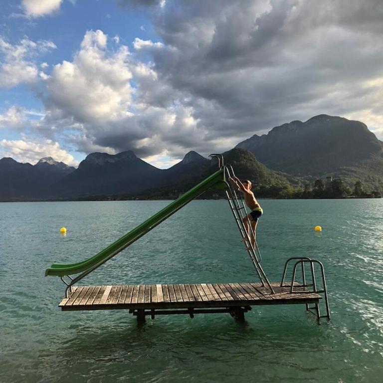Appartement avec Jardin & vue Lac Talloires (15' Annecy) - Appartement 2 Chambres avec vue sur la baie - 35