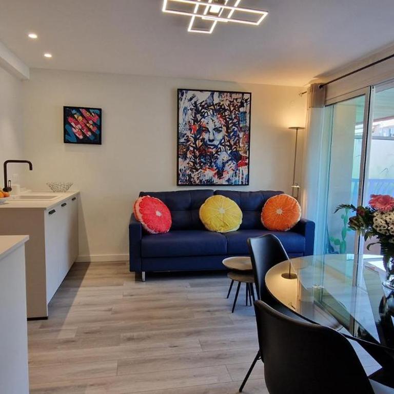 Juan 4 prs, clim, 300m plage, piscine, parking - Appartamento con 1 Camera da Letto - 13