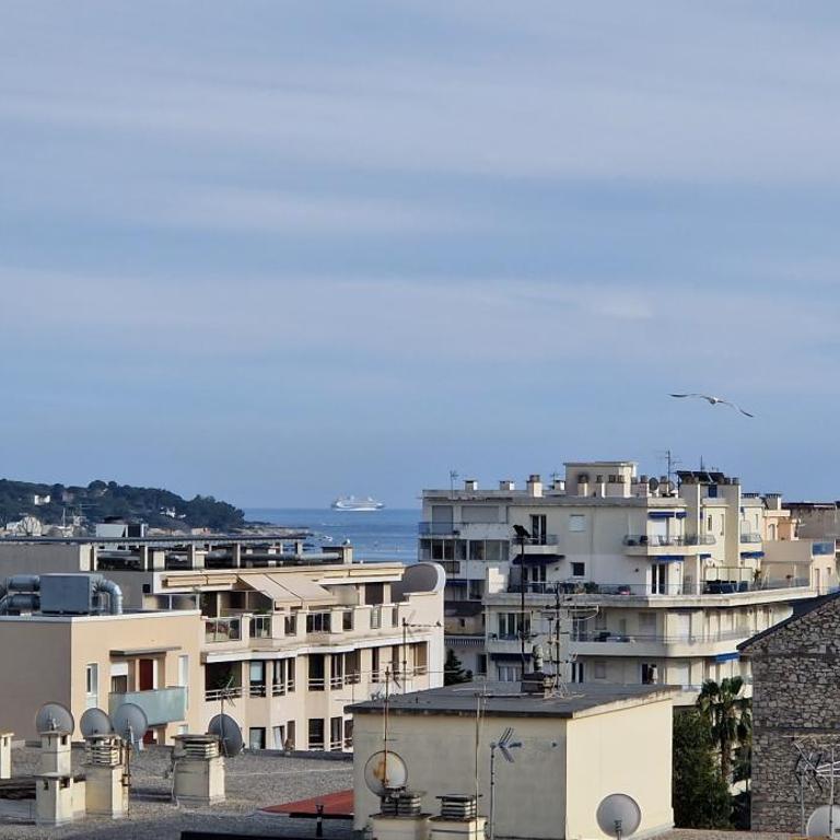 Juan 4 prs, clim, 300m plage, piscine, parking - Appartamento con 1 Camera da Letto - 35