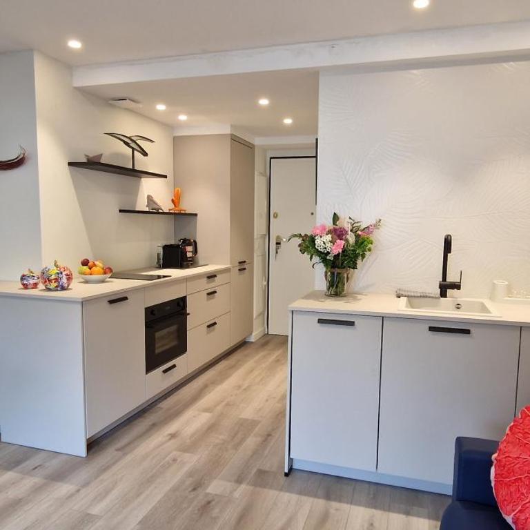 Juan 4 prs, clim, 300m plage, piscine, parking - Appartamento con 1 Camera da Letto - 38