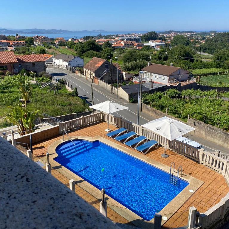 Duplex en Sanxenxo con piscina y vistas al mar - Penthouse - 14