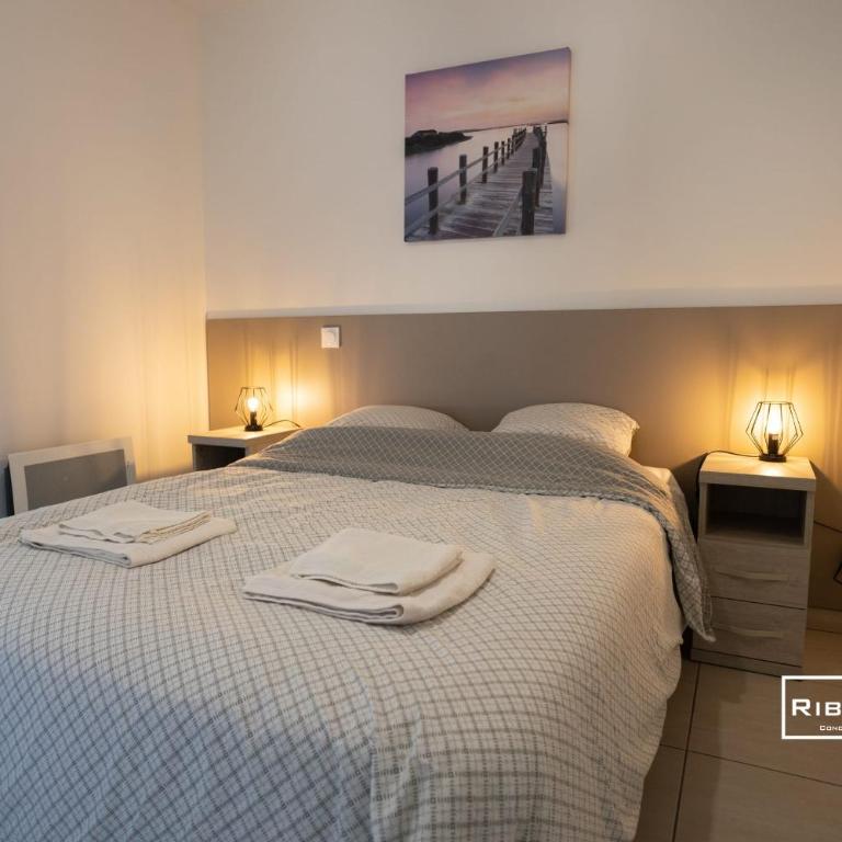 Riboleys - T4 avec clim et piscine à 400m de la mer - Appartement 3 Chambres - 11