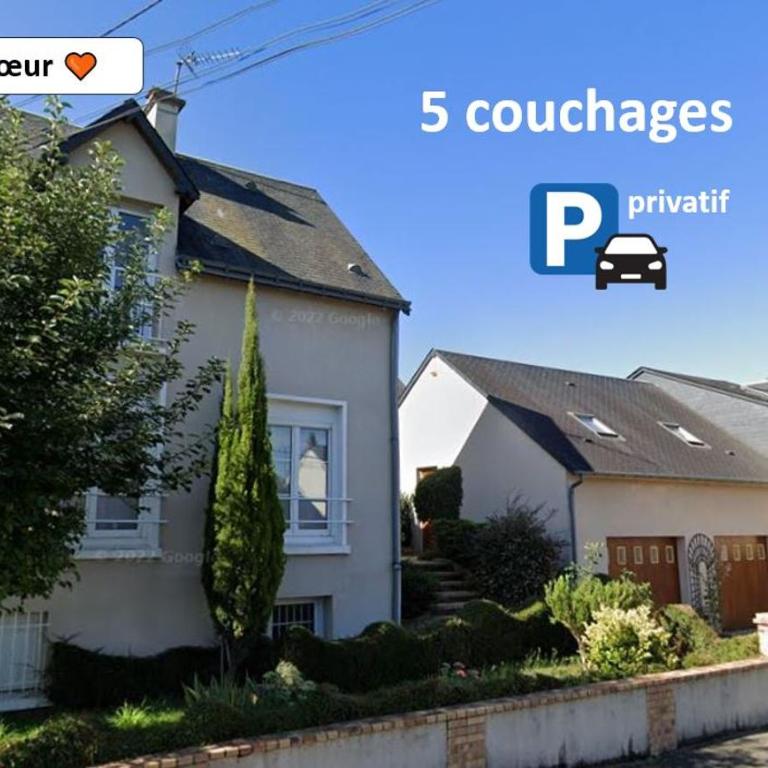 L'Arbre de Vy - T2 42m2 indépendant, 5 pers, garage, proche Gare - One-Bedroom Apartment - 3