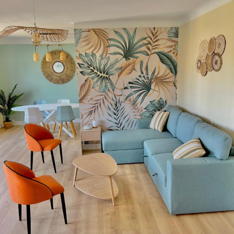 Spacieux T3 terrasse vue mer climatisé - Apartment mit 2 Schlafzimmern - 4