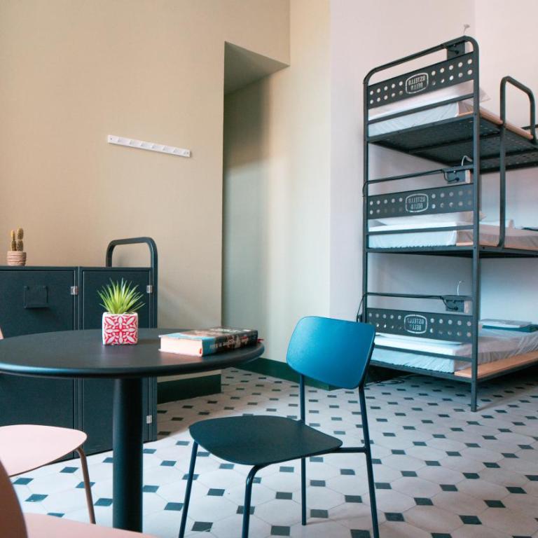 Ostello Bello Palermo - Dormitorio Misto con 6 Posti Letto - 4