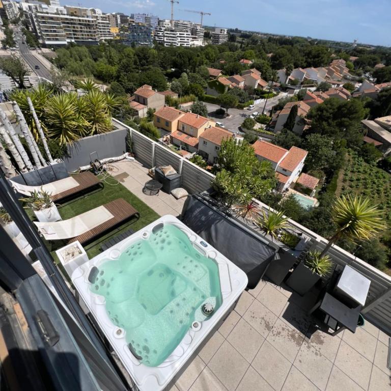 Luxueux et unique Penthouse en Rooftop à Montpellier - Appartamento con Vista Mare - 3