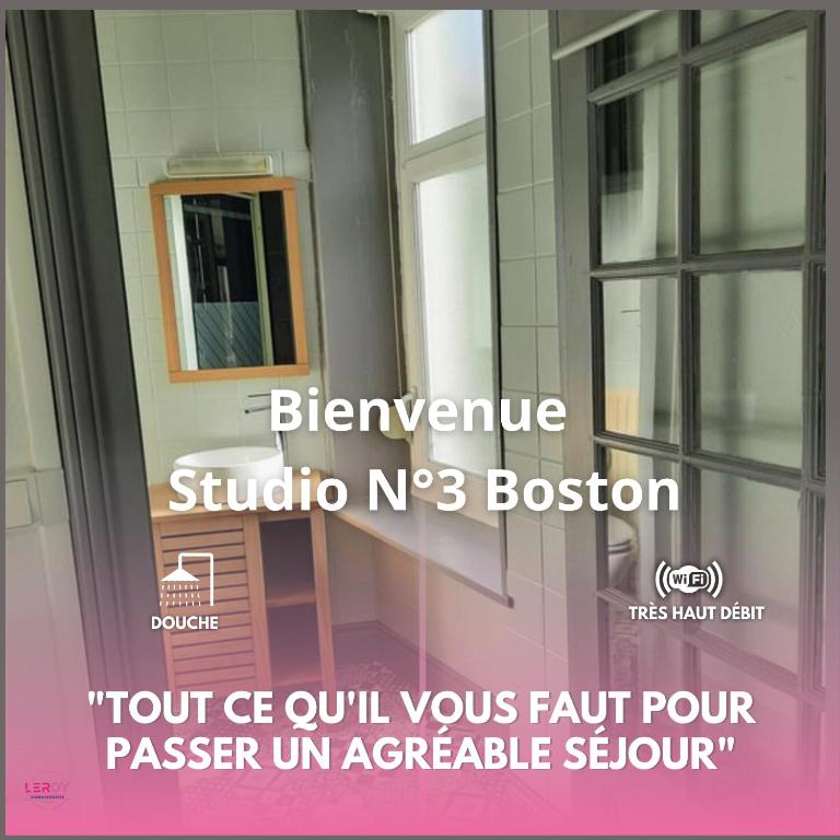 Studio N°3 Boston Conciergerie Leroy - Appartement 1 Chambre - 1