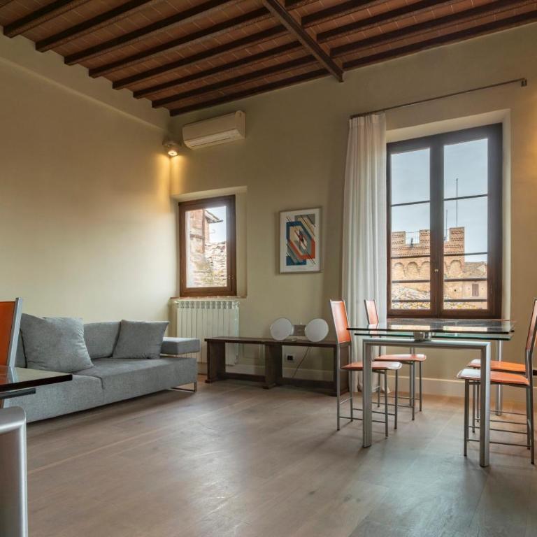 TORRE DEI LAMBERTINI WINDOWS ON PIAZZA DEL CAMPO - Residenza d'epoca - Appartamento con 2 Camere da Letto e con Vista - 14