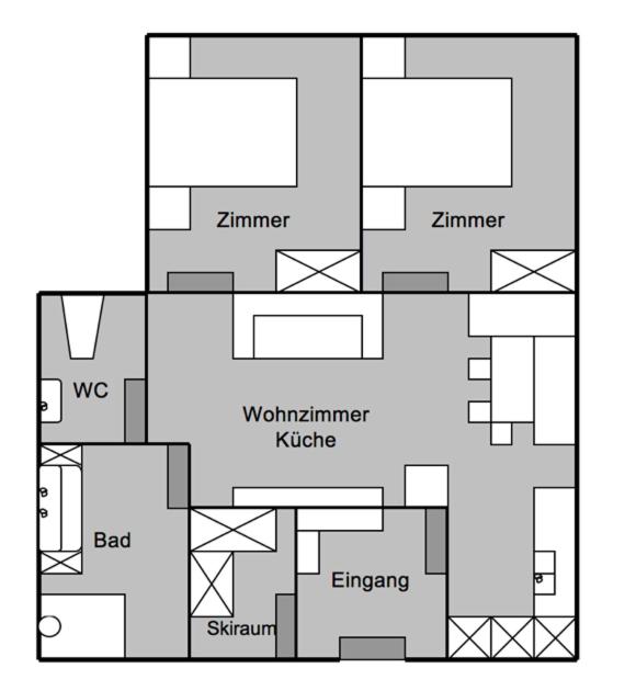 Haus Margreiter - Apartment mit 2 Schlafzimmern (4 Erwachsene) - 17