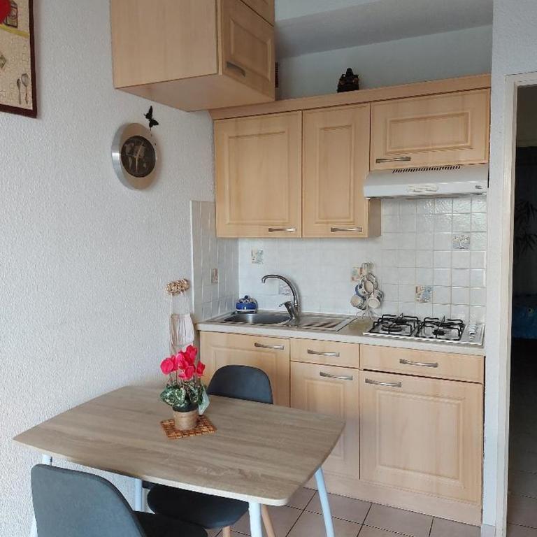 Cap d'Agde, appartement bord de mer, 50 m plage de la Roquille, climatisé et WIFI, - Maison 1 Chambre - 2