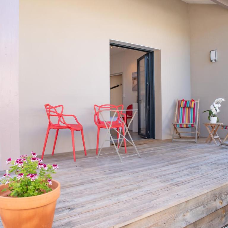 La Maison du Cotton- Gite bio-climatique - Double or Twin Room with Terrace - 6