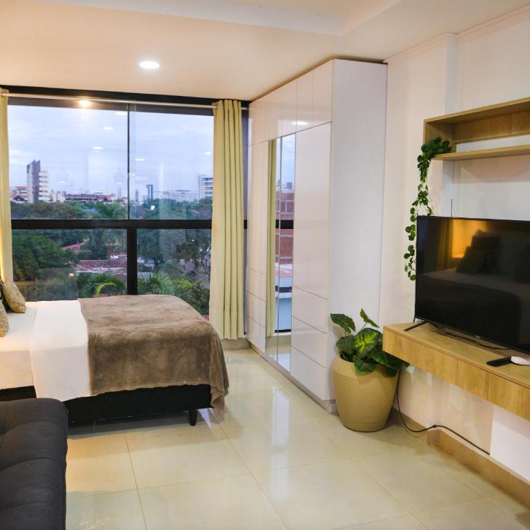 Equipetrol San Martin - Monoambiente con Parqueo Privado Cubierto - One-Bedroom Apartment - 9