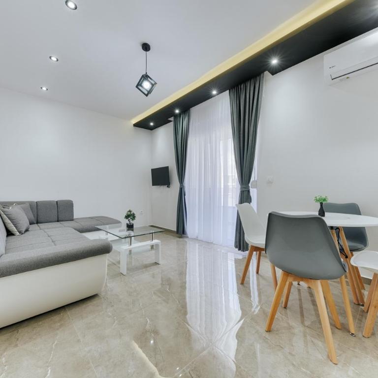 Lux DAM Apartments - Apartman sa 1 Spavaćom Sobom, Pogledom na More i Balkonom - 3