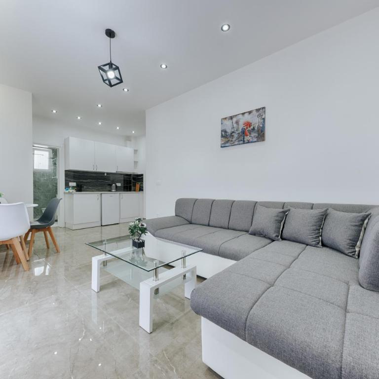 Lux DAM Apartments - Apartman sa 1 Spavaćom Sobom, Pogledom na More i Balkonom - 7