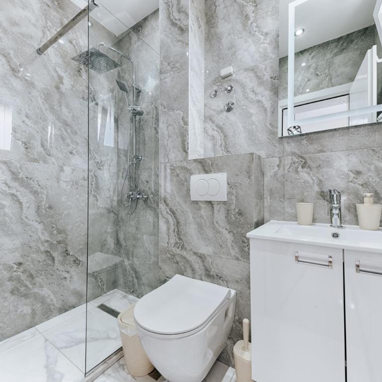Lux DAM Apartments - Apartman sa 1 Spavaćom Sobom, Pogledom na More i Balkonom - 2