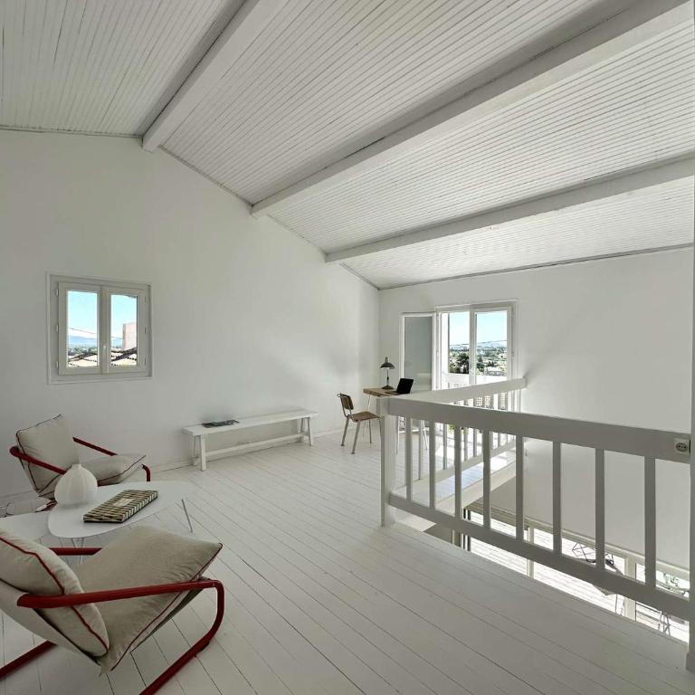 La Tancade, villa pour 8 personnes avec vue mer à 5 minutes de la plage de L'Almanarre à Hyères - Villa mit 3 Schlafzimmern - 31