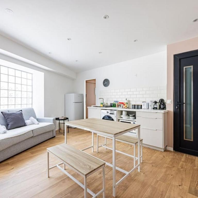 Charme Parisien 6 Personnes, 2 chambres, 19ème - Appartement 2 Chambres - 5