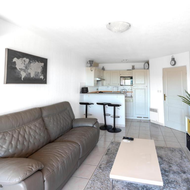 Appartement Vue Mer Mandelieu - Appartamento con 2 Camere da Letto - 6