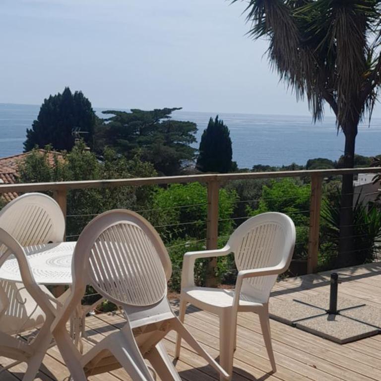 F3 RDC villa vue mer 180 face à la pointe de Giens - Appartement 1 Chambre - 8