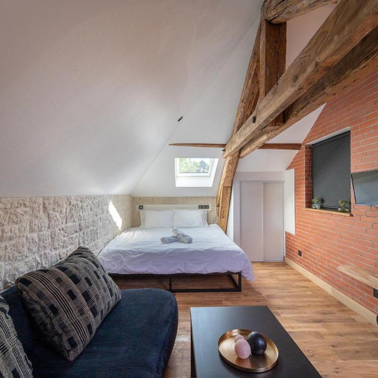 Evasion chic, spa et sauna sous les toits - Appartement 1 Chambre - 9
