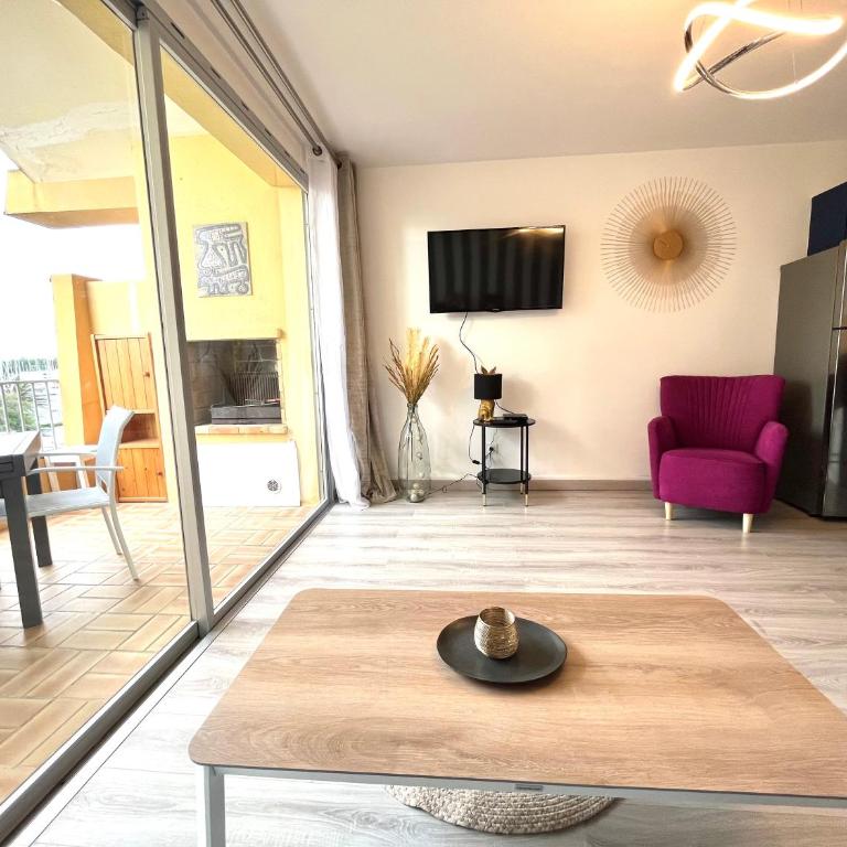 Appart cosy calme Coté port & plage Canet - Apartment mit 1 Schlafzimmer - 22