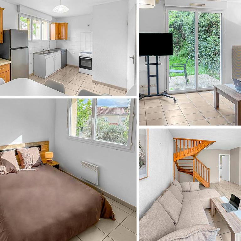 Limoges, résidence fermée, 3 chambres, piscine, parking, 6 pers - Maison 3 Chambres - 4