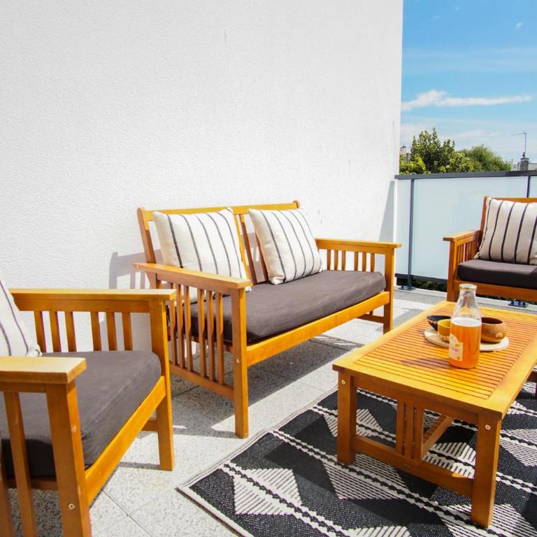-SHELBY- T2 Arriere corniche parking et terrasse - Appartement - 2