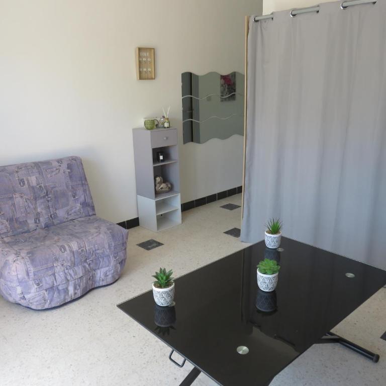 Studio bord de mer avec terrasse et parking - Le Géranium - Appartement 1 Chambre - 17