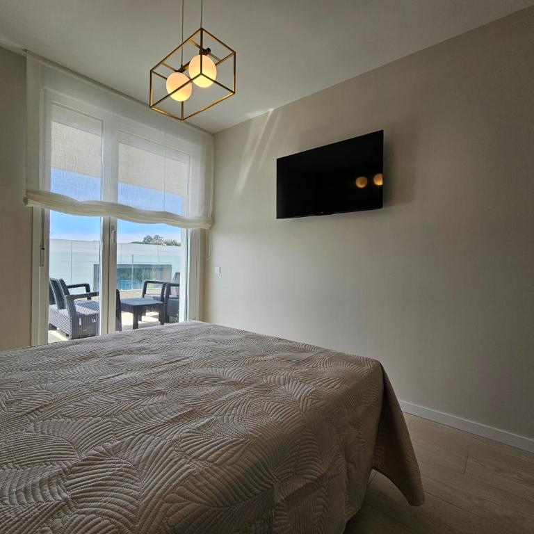 Acogedor alojamiento en Silgar Apartamento Paraisin - Apartamento de 1 dormitorio con balcón - 10