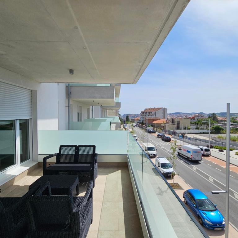 Acogedor alojamiento en Silgar Apartamento Paraisin - Apartamento de 1 dormitorio con balcón - 21