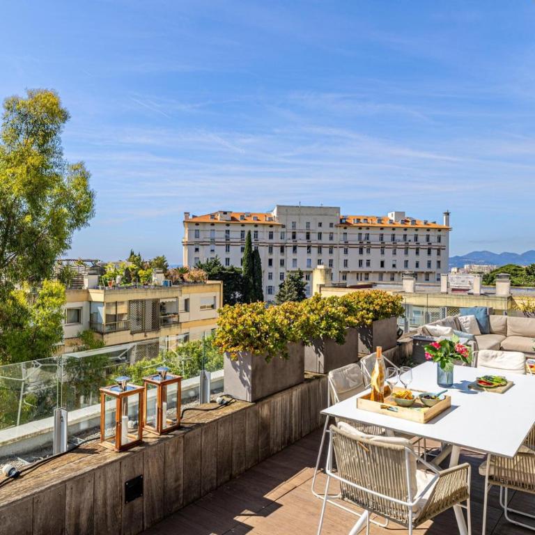LE BOREAL penthouse avec terrasse et vue panoramique spectaculaire sur la ville - Appartement 2 Chambres avec Terrasse - 4