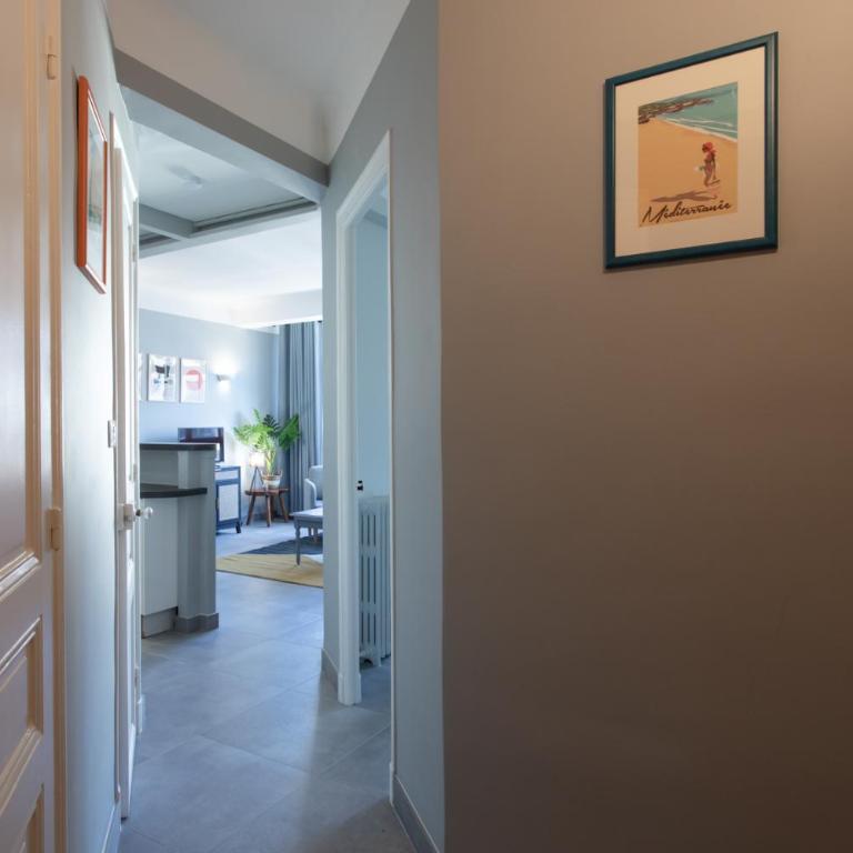 L12 Staywiz us - Port window 1Bedroom Wifi 5mins beach & Nice's Cap - Appartement 1 Chambre - 4