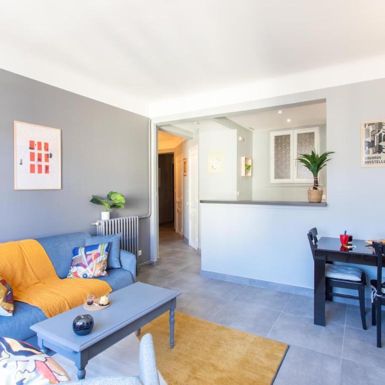 L12 Staywiz us - Port window 1Bedroom Wifi 5mins beach & Nice's Cap - Appartement 1 Chambre - 16