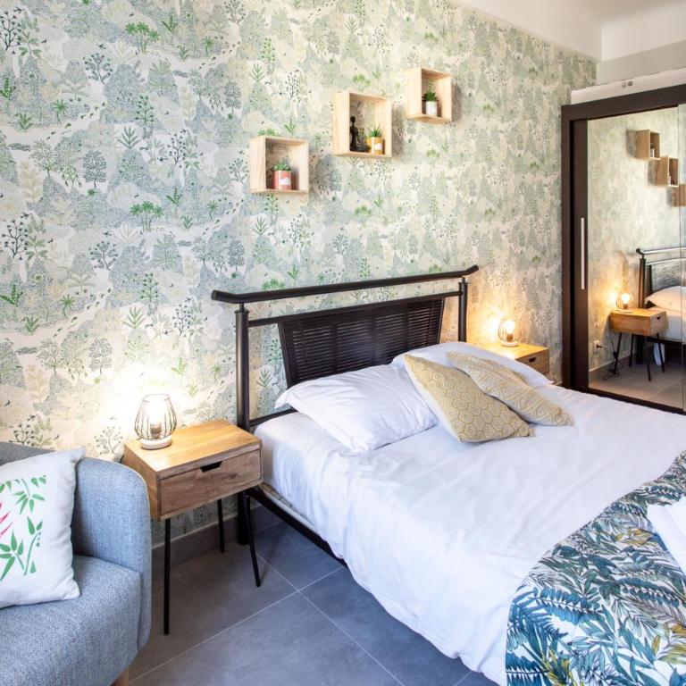 L12 Staywiz us - Port window 1Bedroom Wifi 5mins beach & Nice's Cap - Appartement 1 Chambre - 22