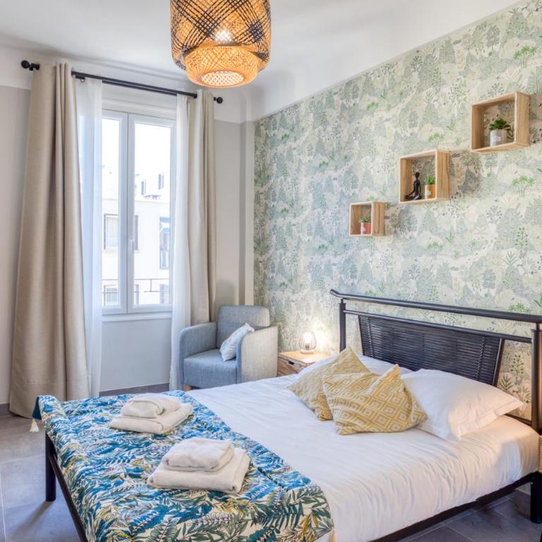 L12 Staywiz us - Port window 1Bedroom Wifi 5mins beach & Nice's Cap - Appartement 1 Chambre - 25