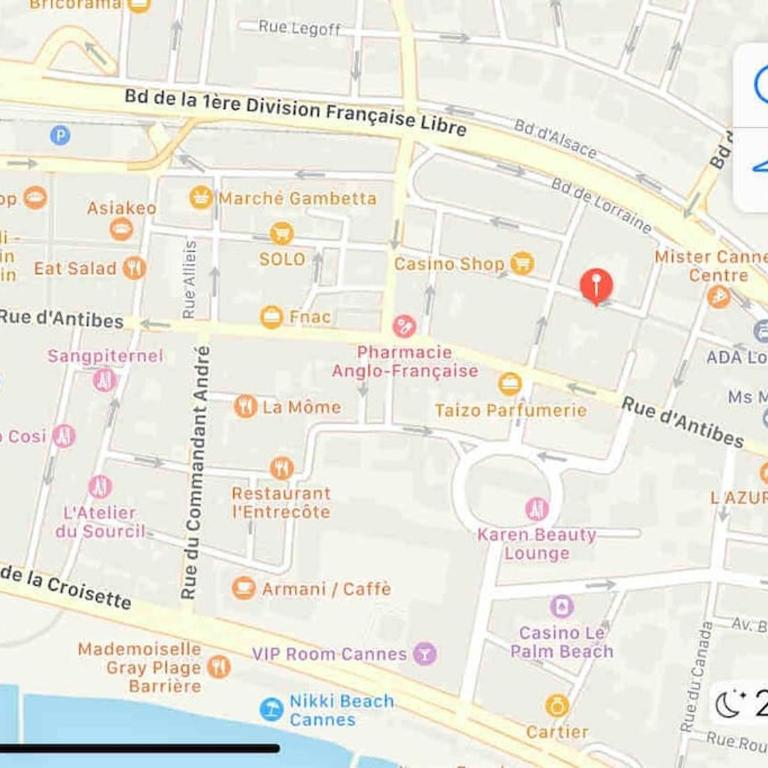 Cannes banane, T2 centre ville, 400 m des plages - Apartment mit 1 Schlafzimmer - 12