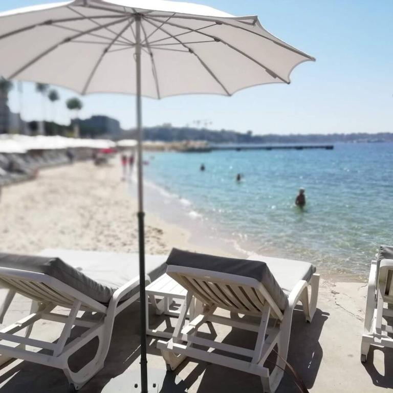Studio terrasse face à la plage JUAN LES PINS - Studio - Vue sur Mer - 13