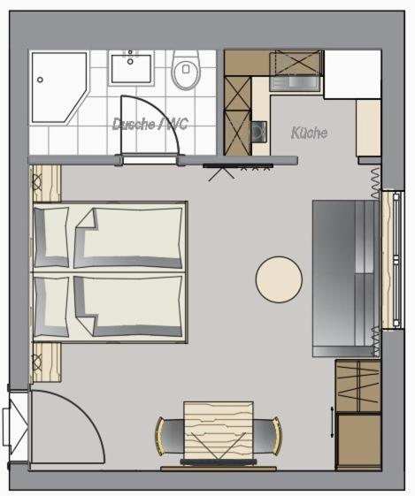 Appartements Zirmhof - Studio-Apartment A mit Bergblick - 13