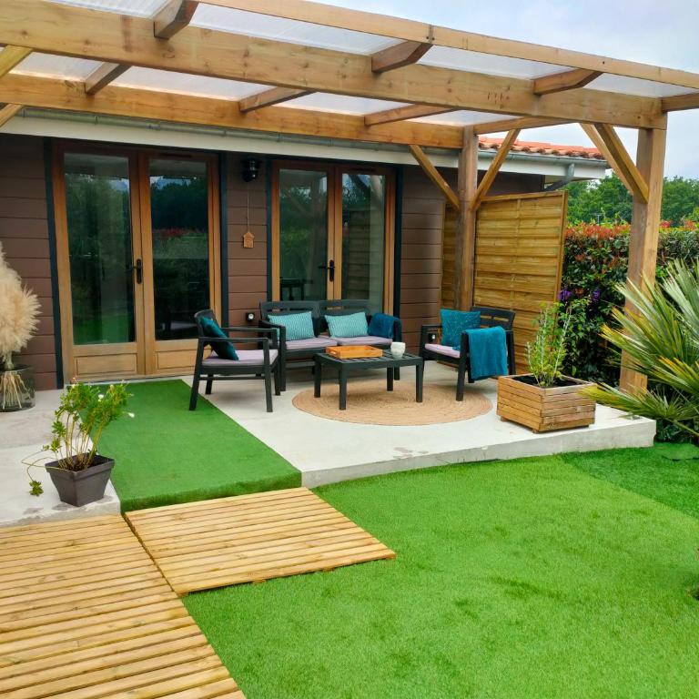 Chalet vacances avec jardin près d'Arcachon 2 personnes - Chalet - 8