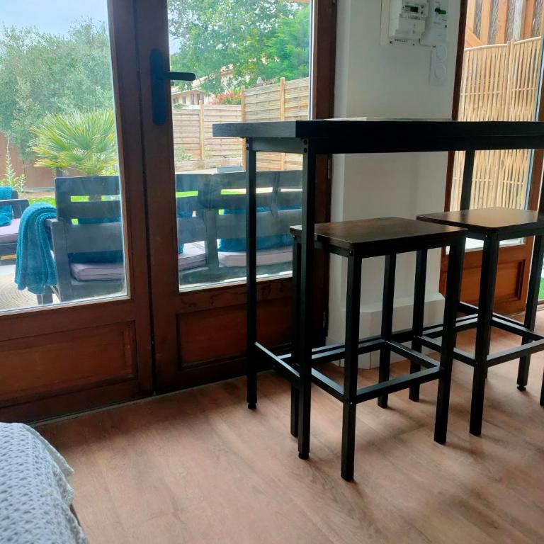 Chalet vacances avec jardin près d'Arcachon 2 personnes - Chalet - 10
