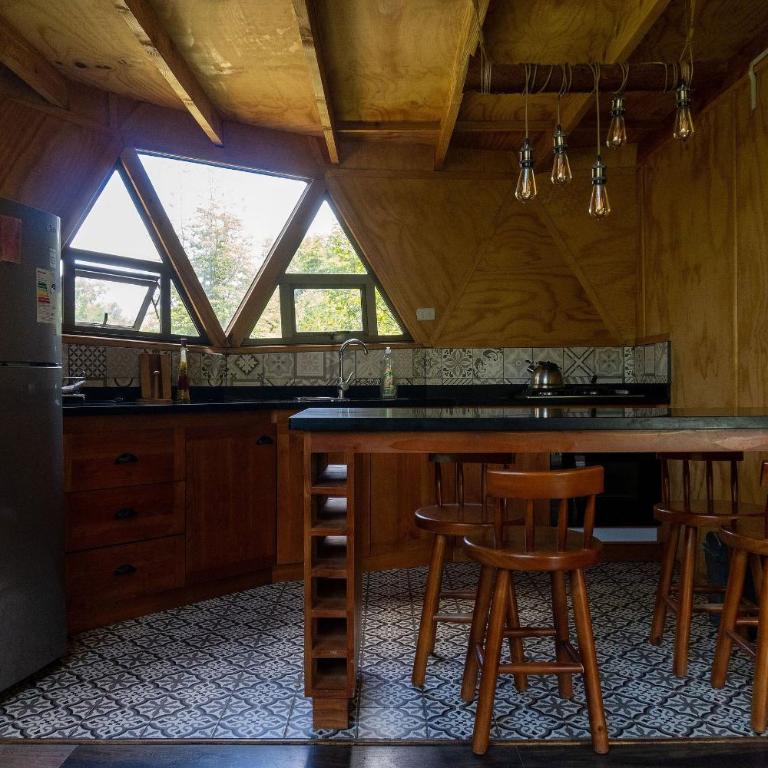 Hermoso domo en altura entre el bosque nativo + tinaja privada - Apartment - 17