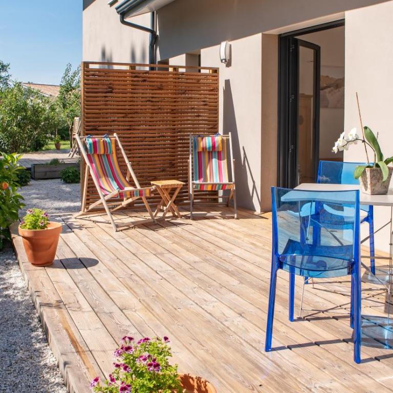 La Maison du Cotton- Gite bio-climatique - Double Room with Terrace - 7